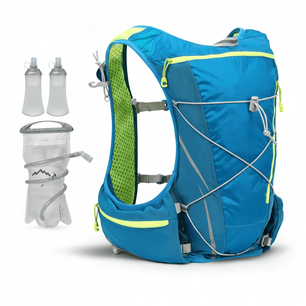 HYDRAVENT – 8L breathable hydration backpack with 1.5L bladder for running & cycling - Image 9