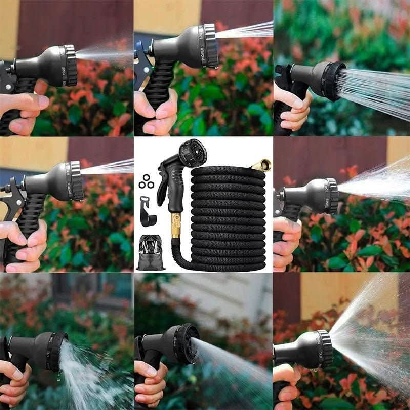 HydroFlow Max Garden Hose | Stretchable & Durable Water Hose | Kink-Free Hose for Garden, Plants & Cleaning - Image 4