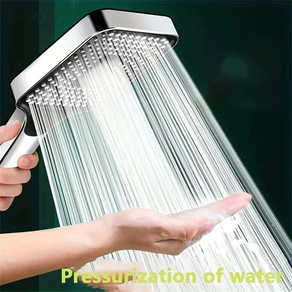 HYDROPUSH – High-pressure adjustable handheld shower head with 3 spray types - Image 2