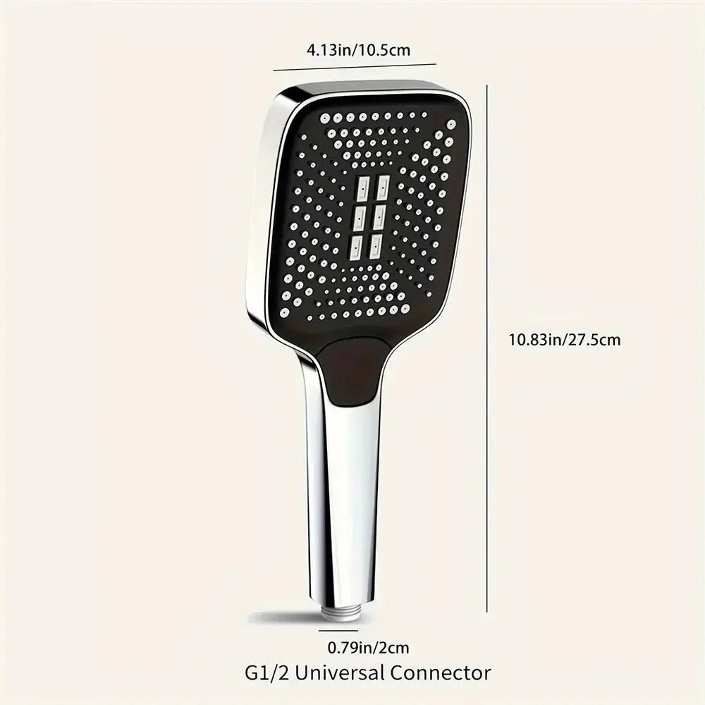 HYDROPUSH – High-pressure adjustable handheld shower head with 3 spray types - Image 6