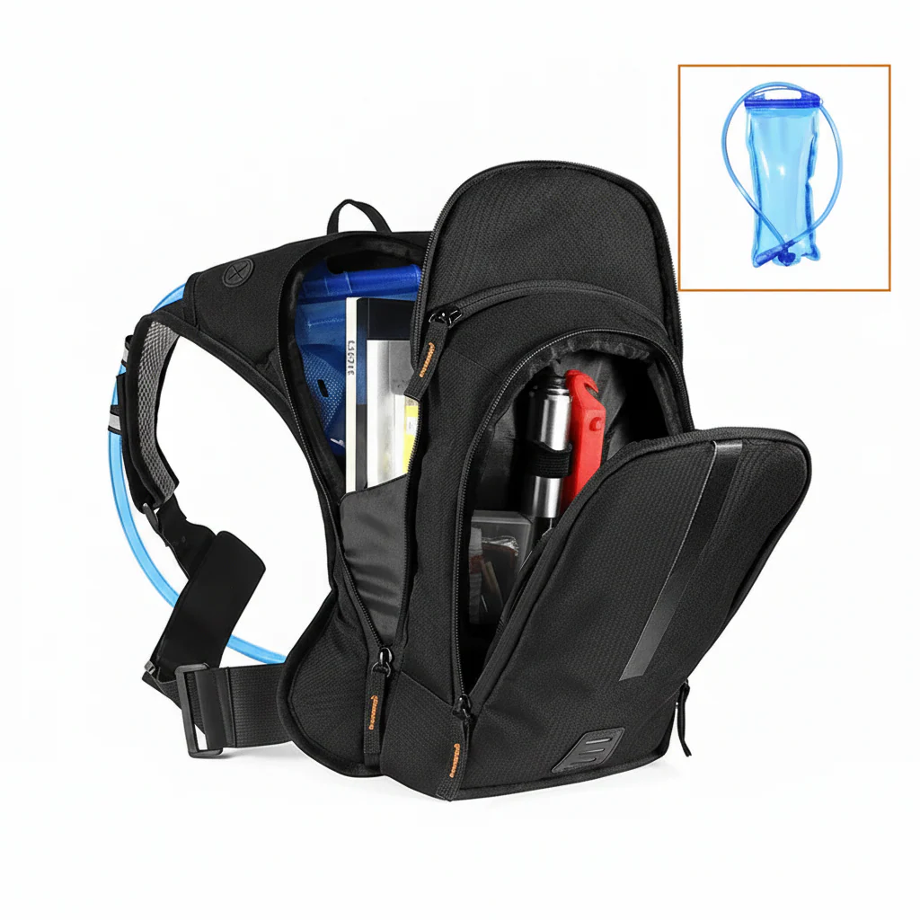 HydroSport Backpack - Ultralight 10L backpack with hydration system for cycling & outdoor use - Image 6
