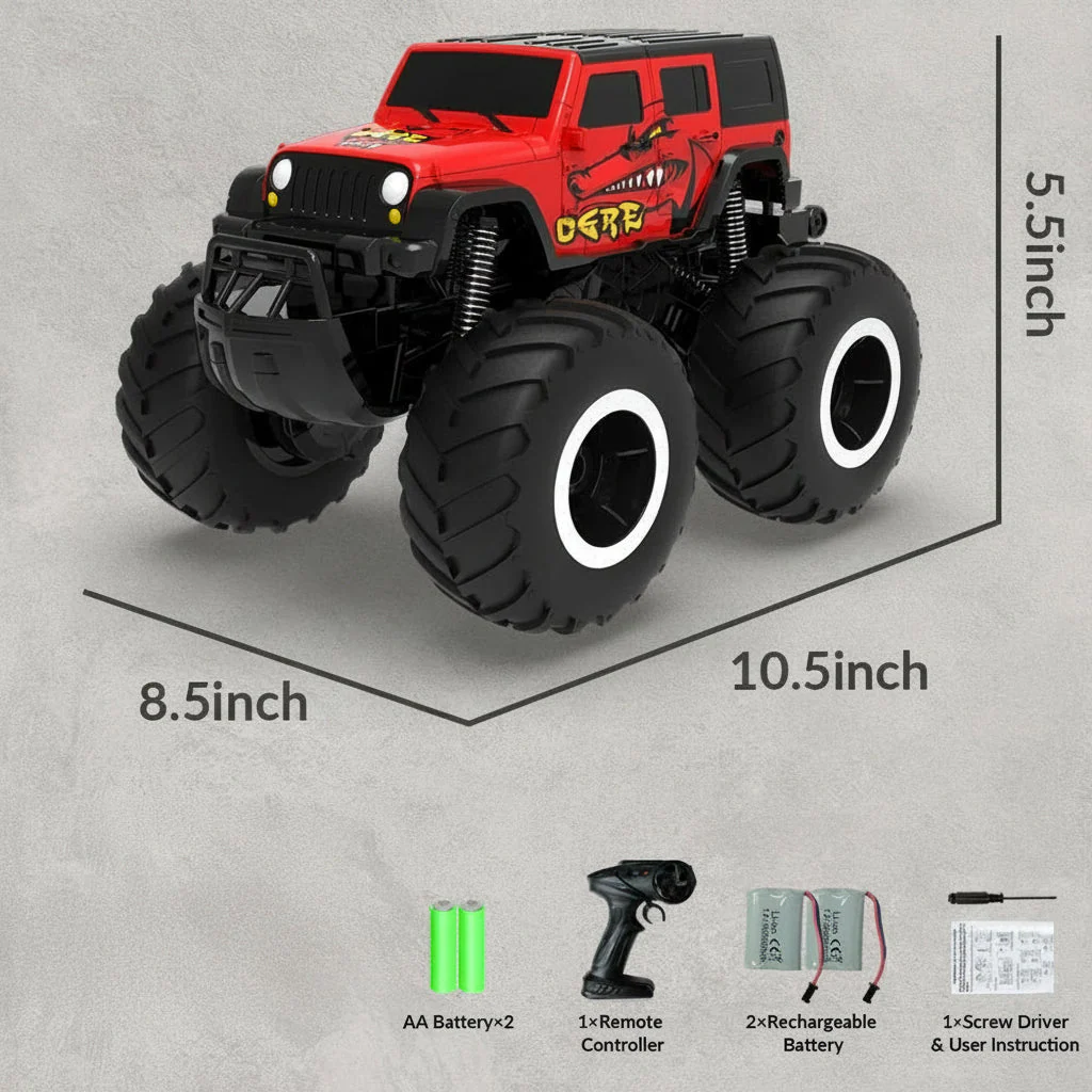 HYDROXIS – Amphibious 4WD RC Car for Stunt Action on Water and Land - Image 7