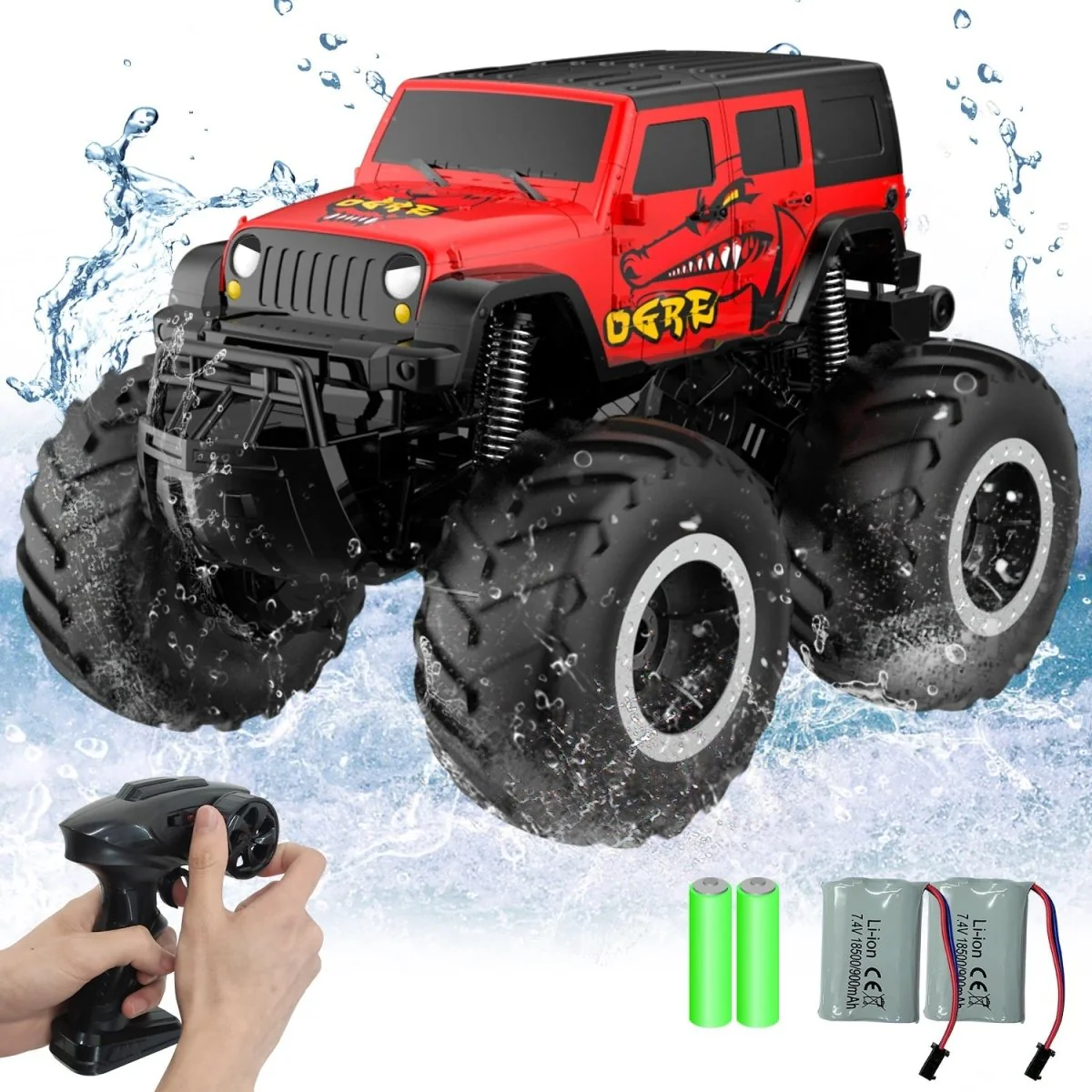 HYDROXIS – Amphibious 4WD RC Car for Stunt Action on Water and Land - Image 9