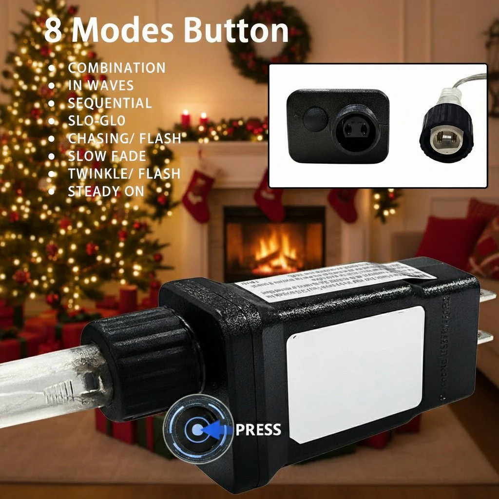 ICEDRAPE – 10 m weatherproof LED curtain lights for outdoor decoration - Image 4