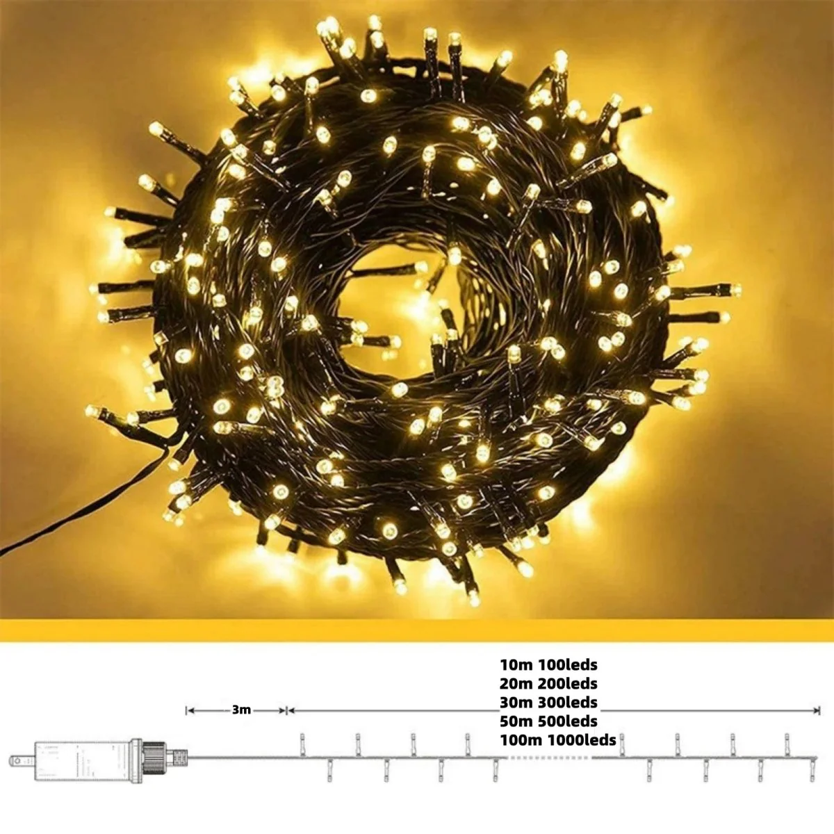 ICEDRAPE – 10 m weatherproof LED curtain lights for outdoor decoration - Image 7
