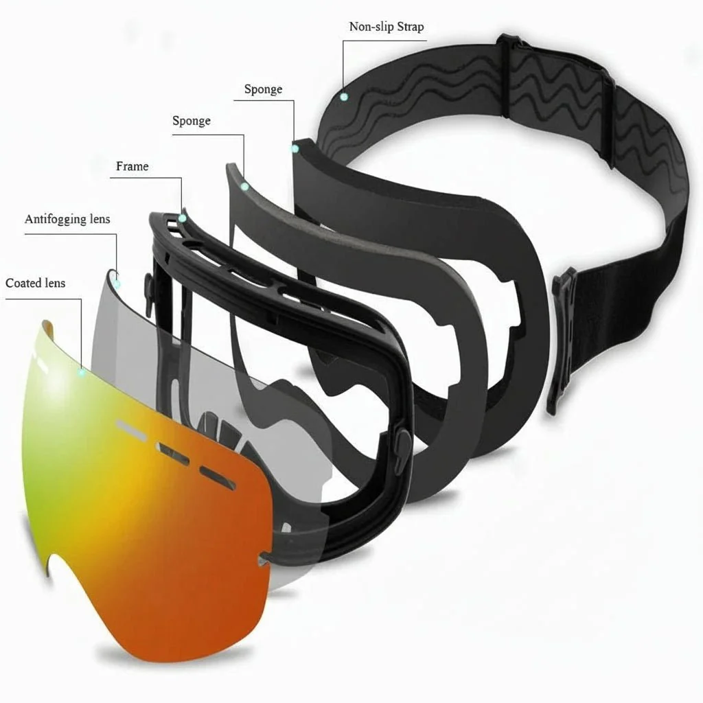 ICEREACH – Double-layer Anti-fog Ski Goggles for Snowboarding & Snowmobiles - Image 3
