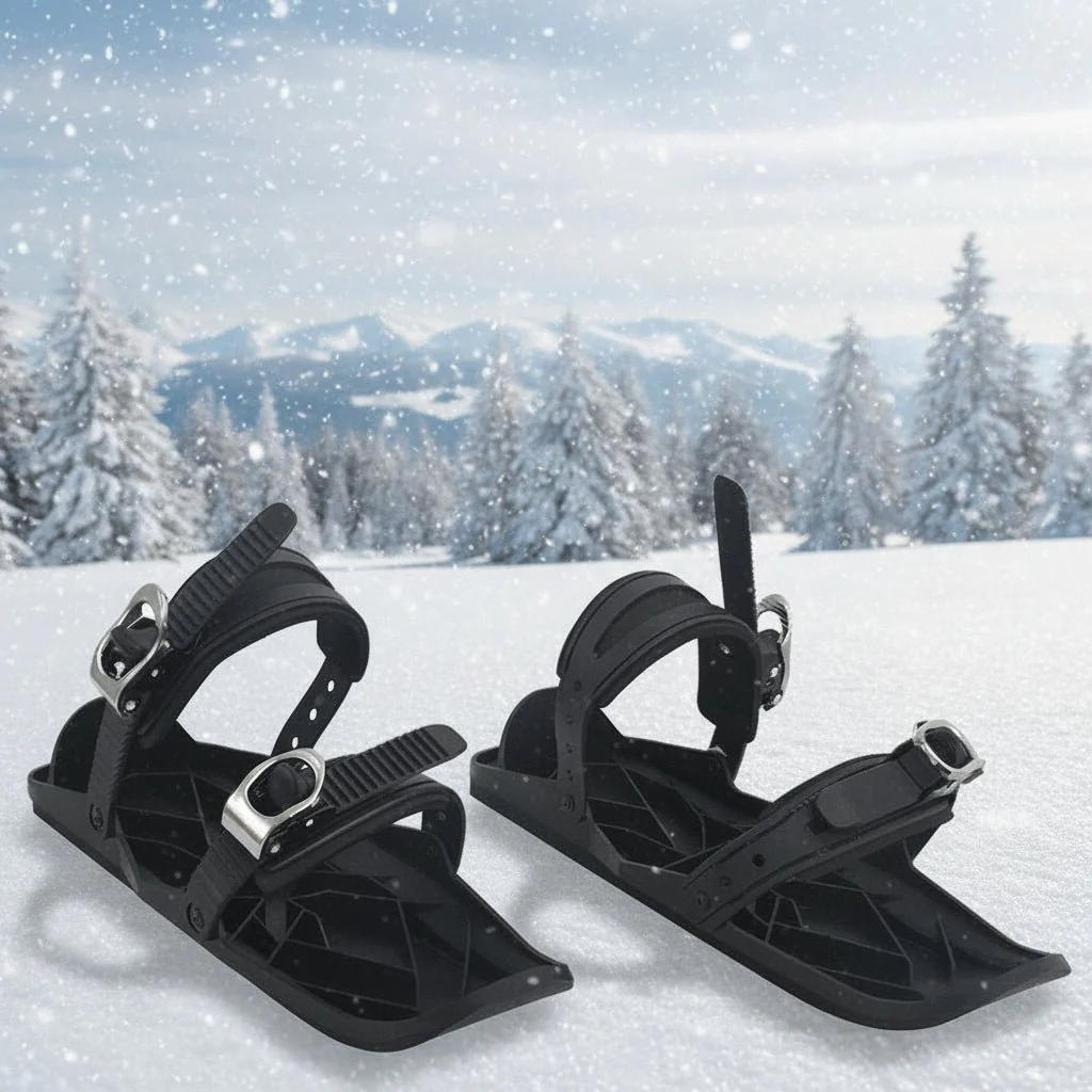 ICESTRIDE – Lightweight, adjustable snow gliding shoes for easy winter sports