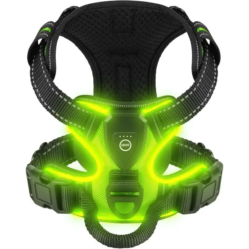 ILLUMI DOGTREK – Rechargeable LED Dog Harness for Increased Safety at Night - Image 2