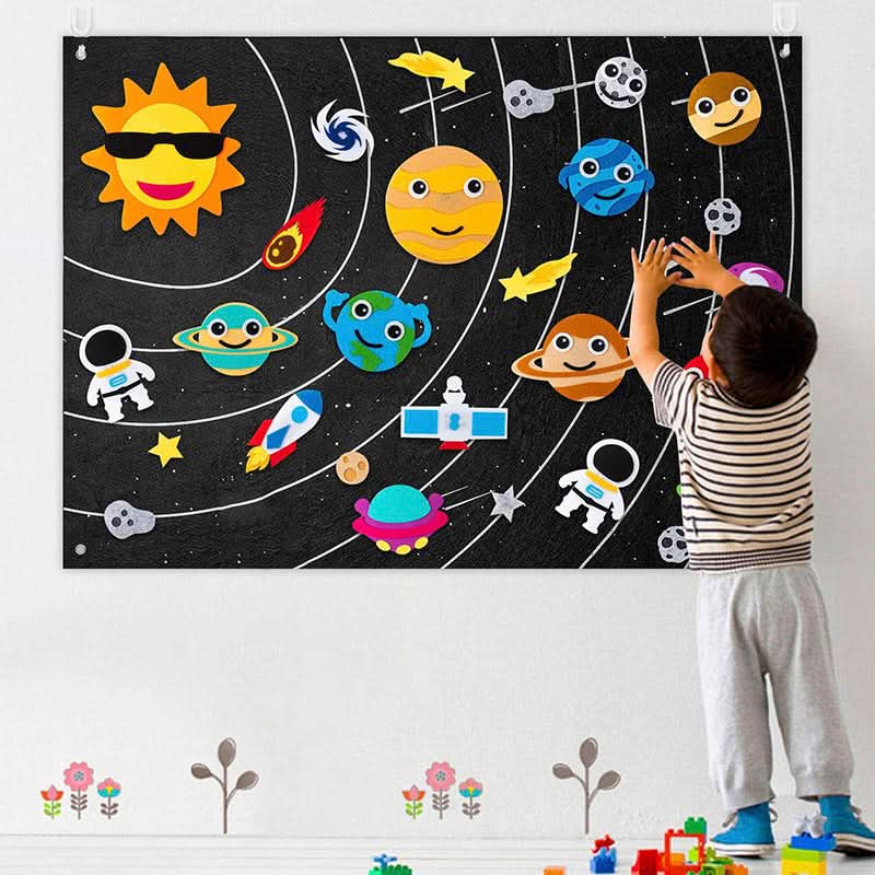 ImagiFelt Playboard - Creative tactile game for children to stimulate the imagination