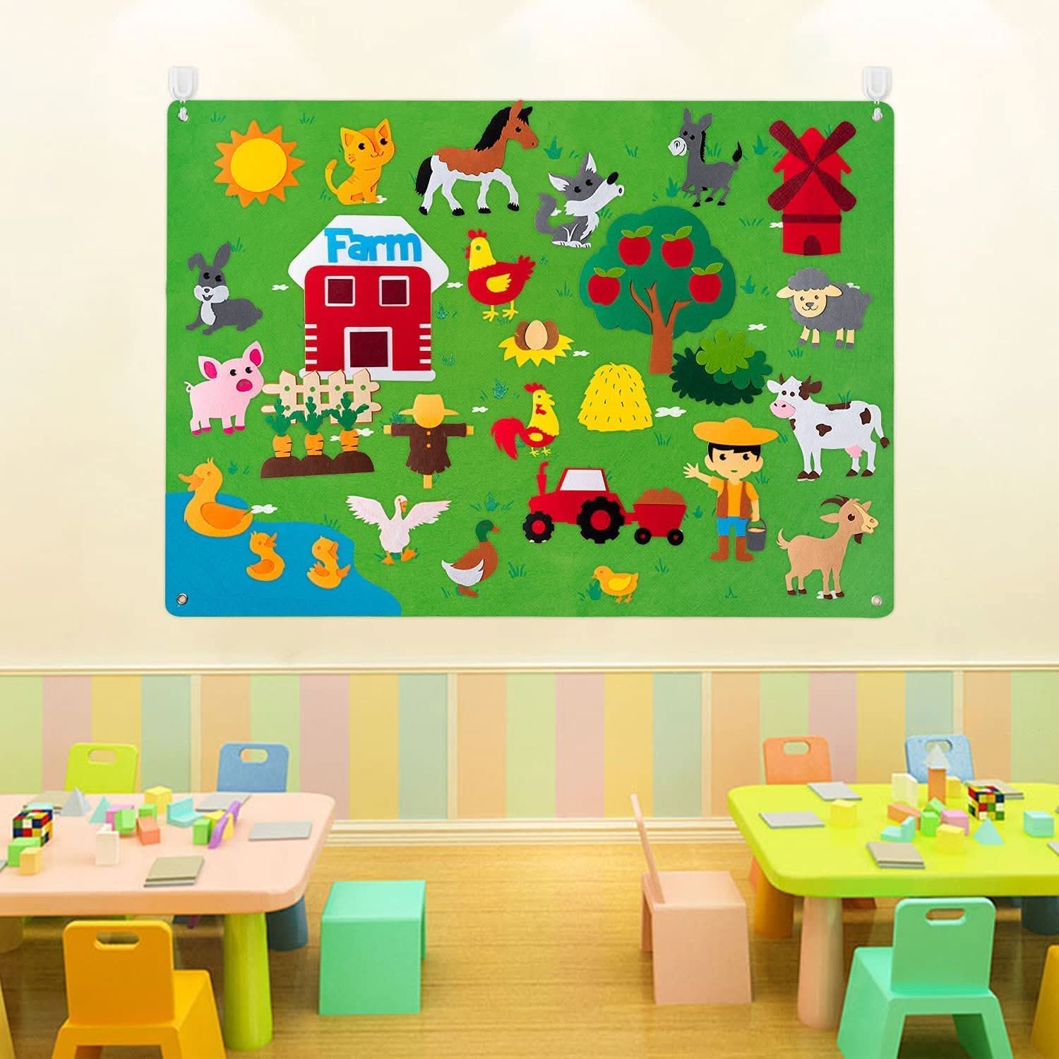 ImagiFelt Playboard - Creative tactile game for children to stimulate the imagination - Image 4