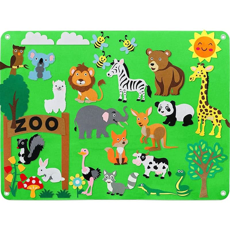 ImagiFelt Playboard - Creative tactile game for children to stimulate the imagination - Image 6