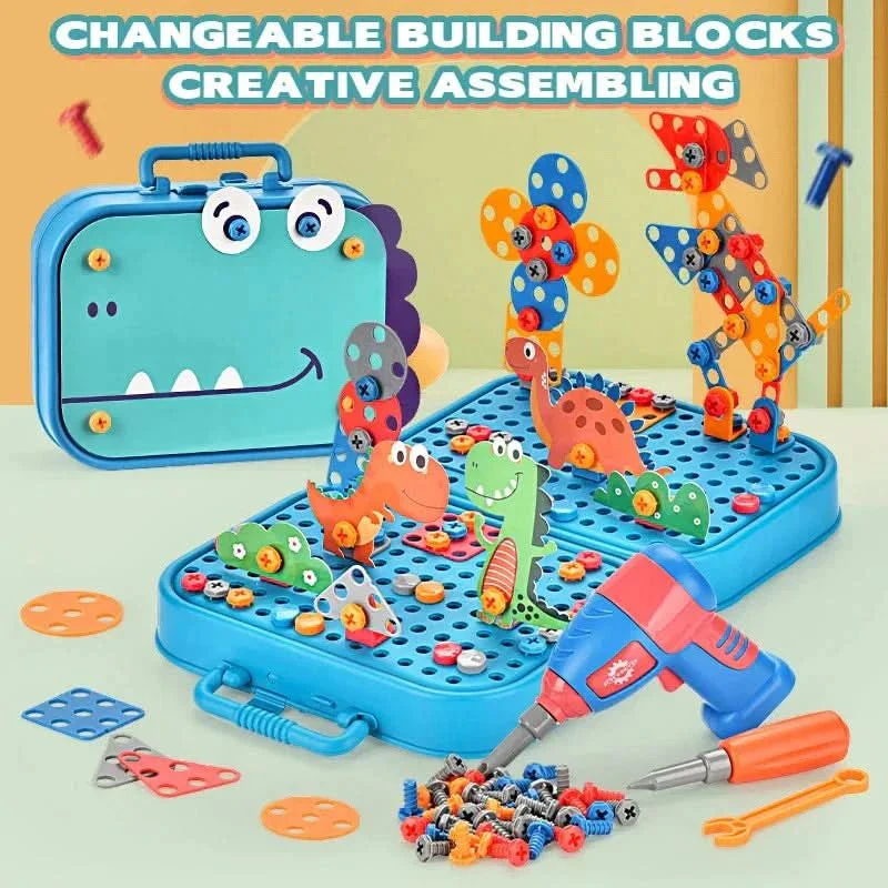 InnoCraft ToolPlay Set - Creativity and Learning for Peuters - 211 pieces - Image 6