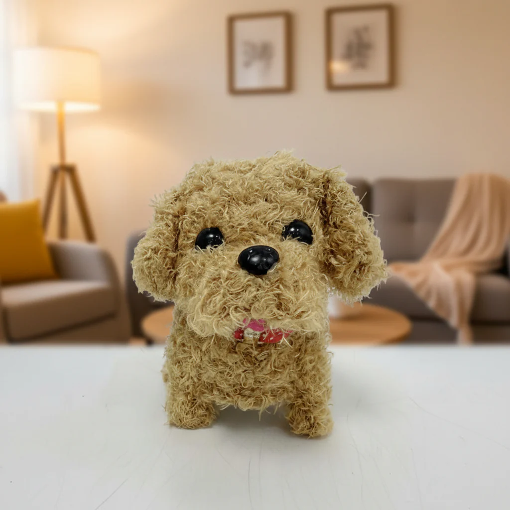 Interactive Plush Robot Dog - Realistic toy dog with sound & movement for children - Image 3