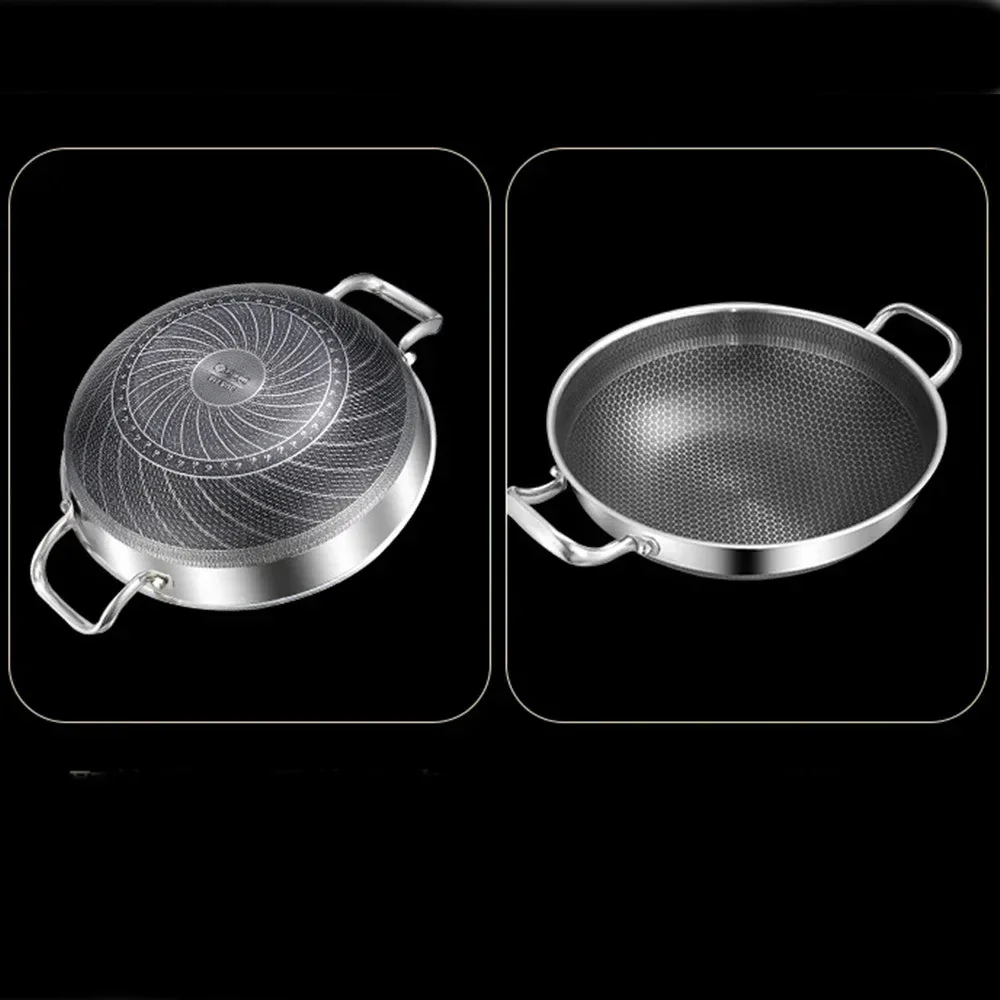 IRONWEAVE – 32cm stainless steel non-stick honeycomb pan for all cooktops - Image 7