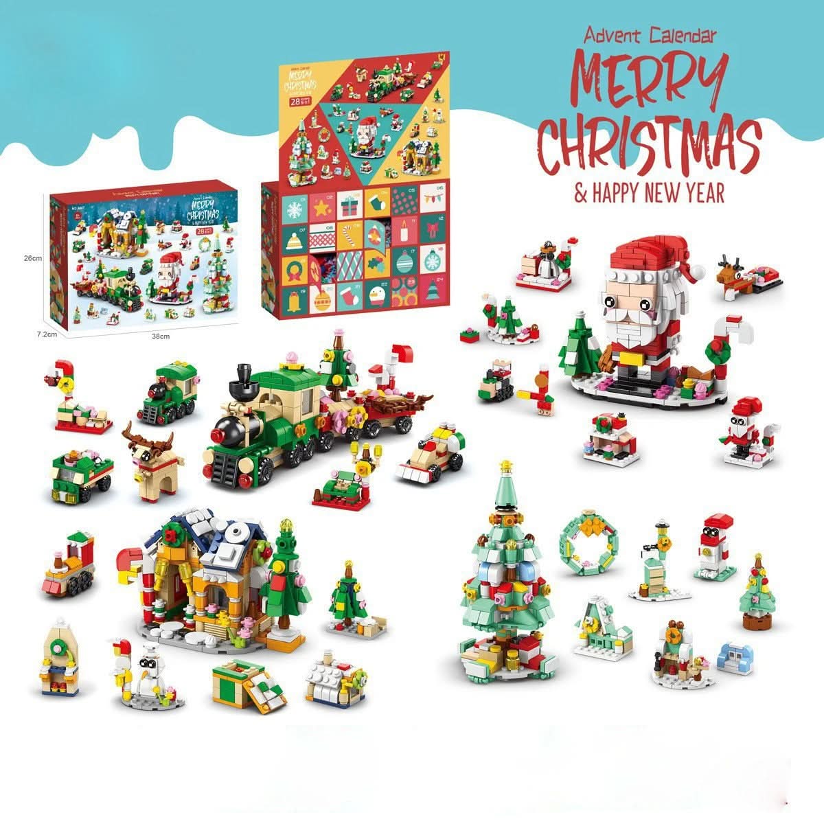 JoyBuilders Workshop - Creative Christmas building set for children aged 6 and over - Image 21