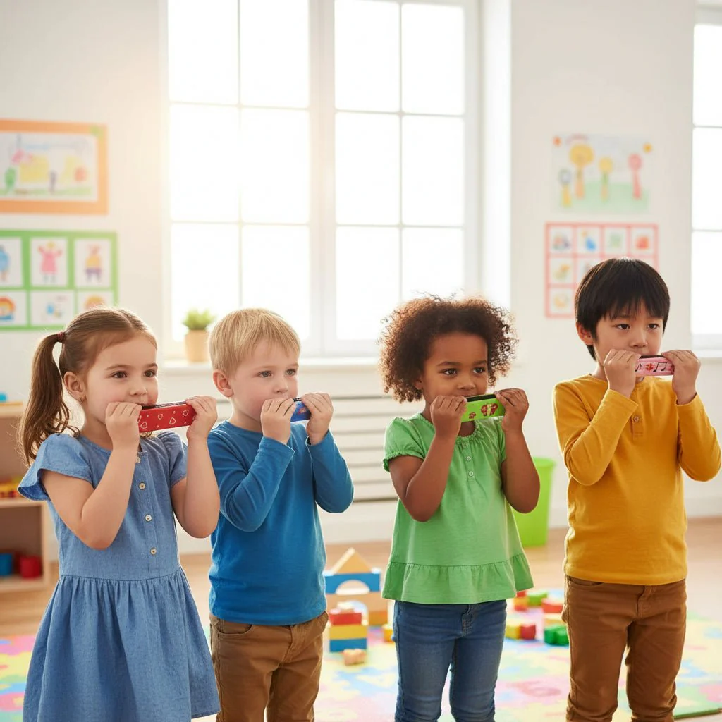 KIDSTUNE – Child-friendly wooden harmonica for first melodies and musical discovery - Image 4