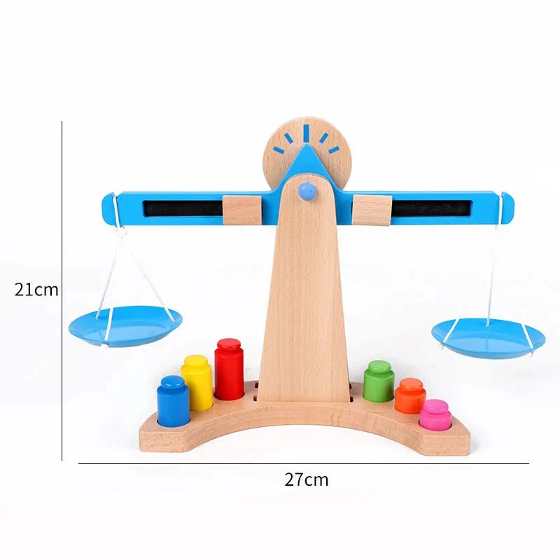 KIDWEIGH – Wooden Balance Scale Educational Toy for Counting and Measuring with Fun - Image 6