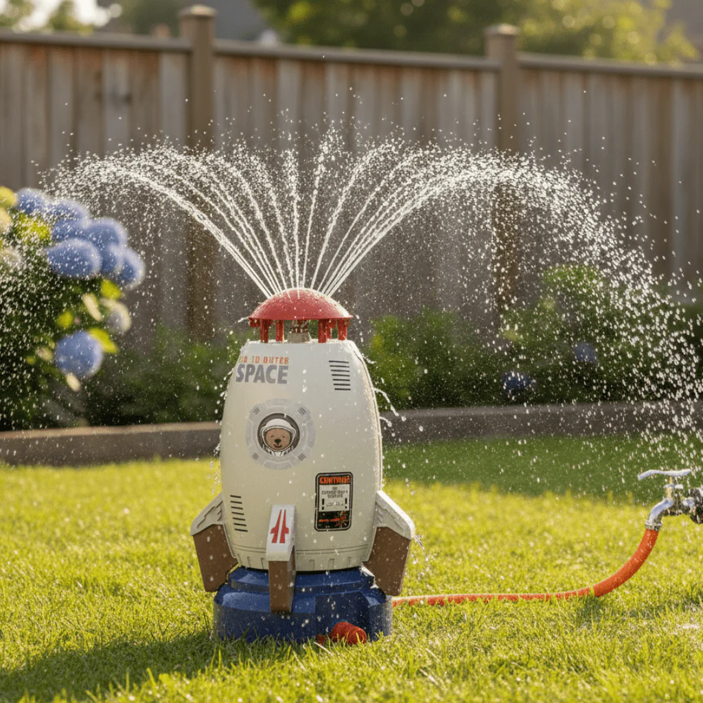 Kids' Spray Fun – 360° Rotating Water Enjoyment for Children in Summer