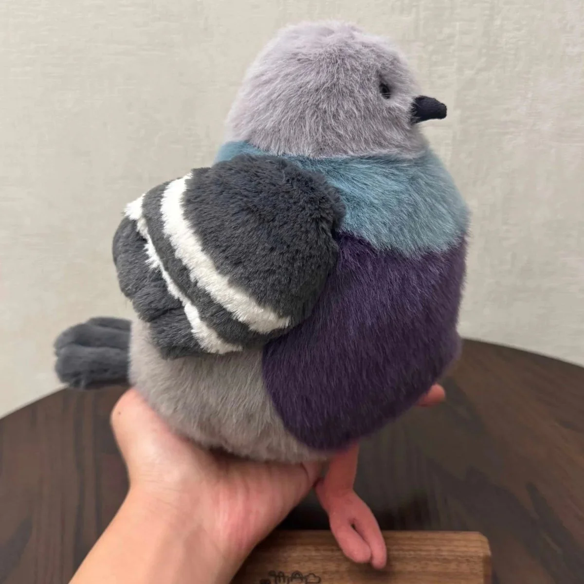 KISSPIGEON – Fluffy Pigeon Plush Toy for Cuddling and Comfort - Image 2