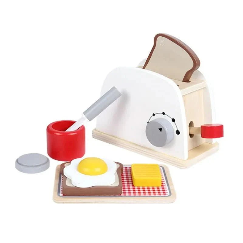 KitchenWood - Premium wooden play kitchen with blender, toaster & coffee machine - Image 4