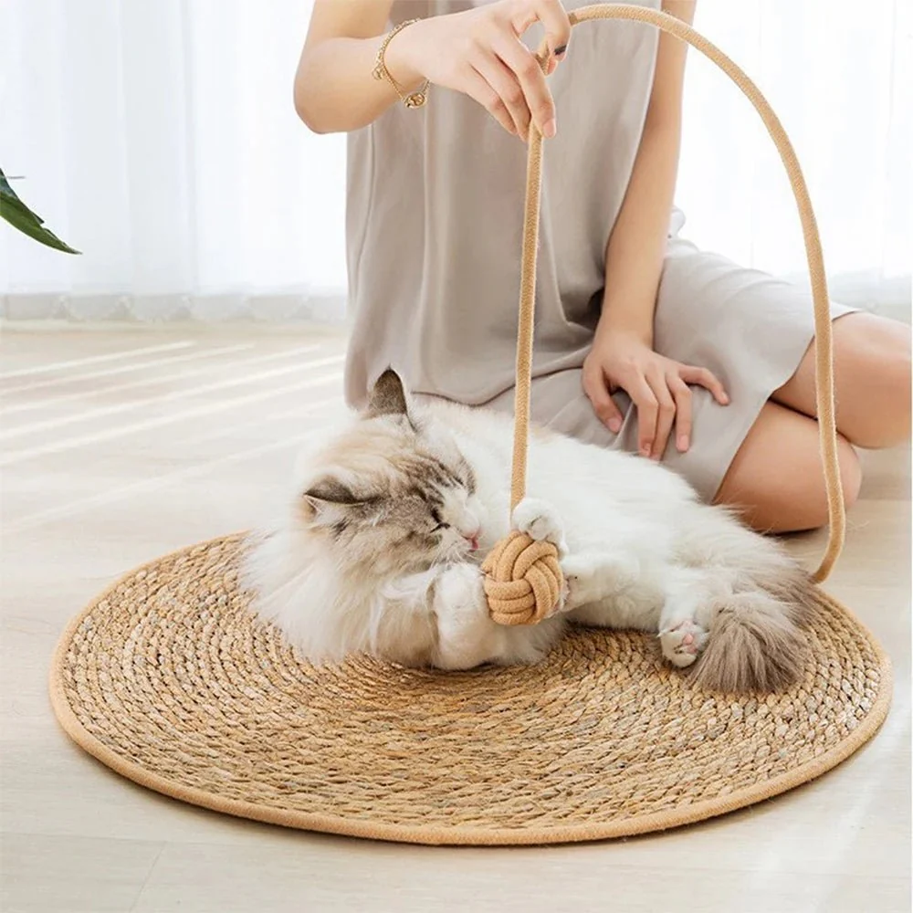 KITTYGUARD – Environmentally Friendly Rattan Scratching Mat for Cats to Protect Furniture and Floors - Image 4