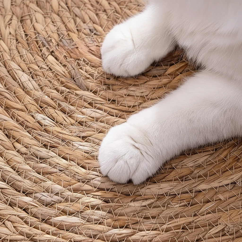 KITTYGUARD – Environmentally Friendly Rattan Scratching Mat for Cats to Protect Furniture and Floors - Image 5