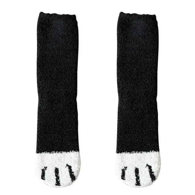 KITTYSOFT – Women's Cotton Socks with Cat Paw Cartoon Pattern, Super Soft Feel - Image 5