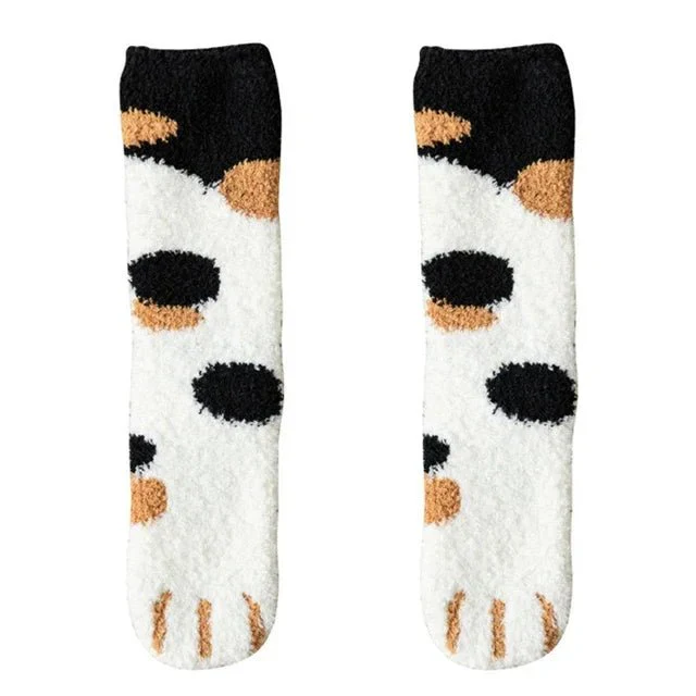 KITTYSOFT – Women's Cotton Socks with Cat Paw Cartoon Pattern, Super Soft Feel - Image 6