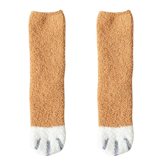 KITTYSOFT – Women's Cotton Socks with Cat Paw Cartoon Pattern, Super Soft Feel - Image 7