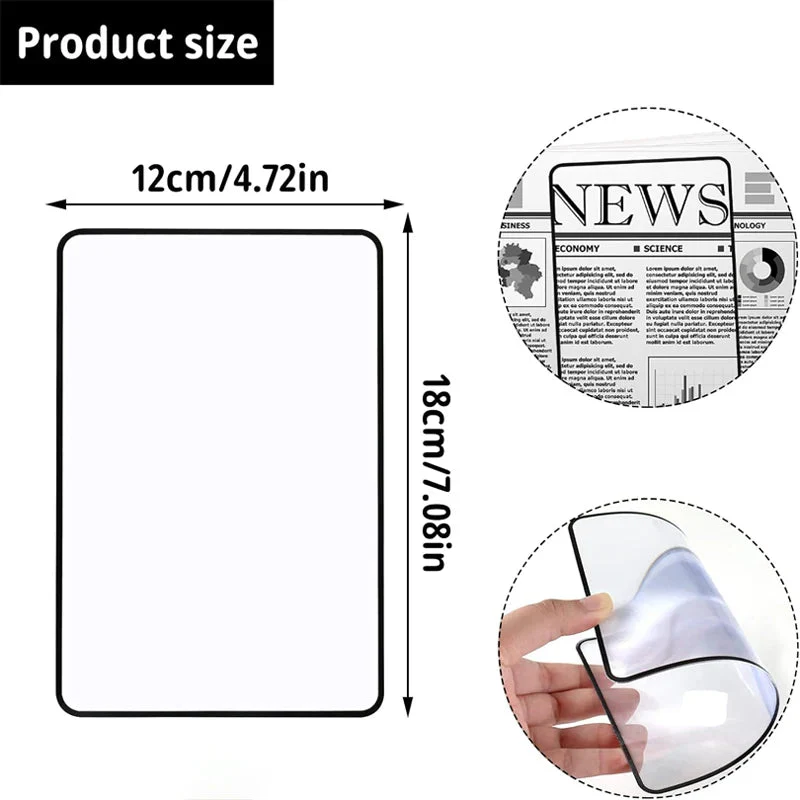 KLARTEXT – Ultra-thin A5 Reading Magnifier for Relaxed Reading - Image 5