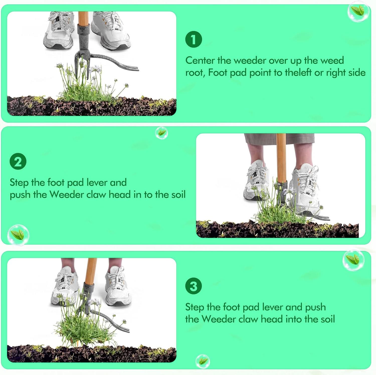 KLAUE Weed Remover – Sturdy Garden Tool - Image 5