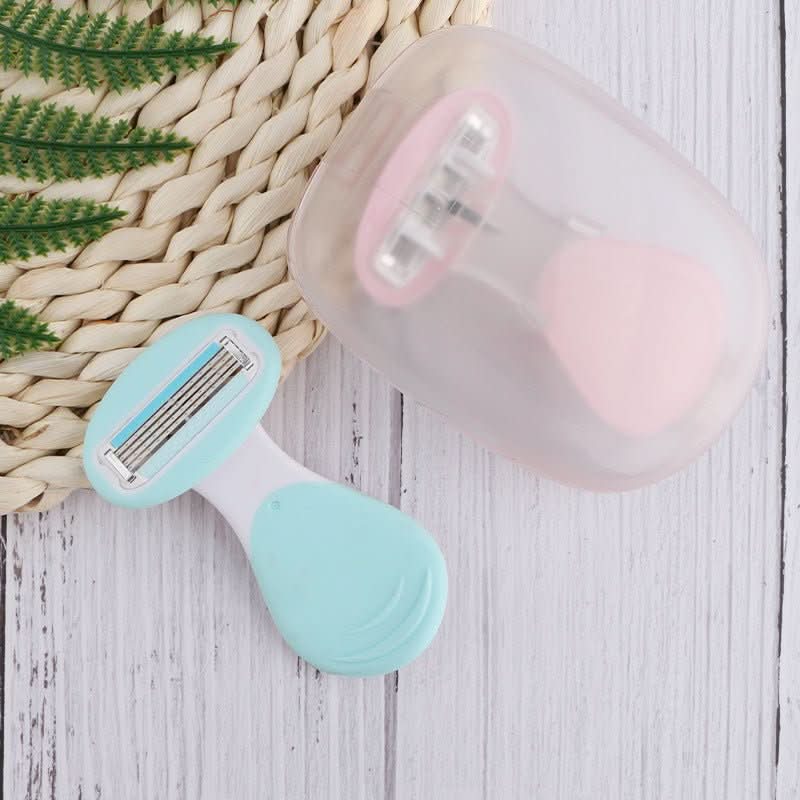 Sharpge - 4-blade compact razor with storage box | Smooth skin on the go & at home - Image 2
