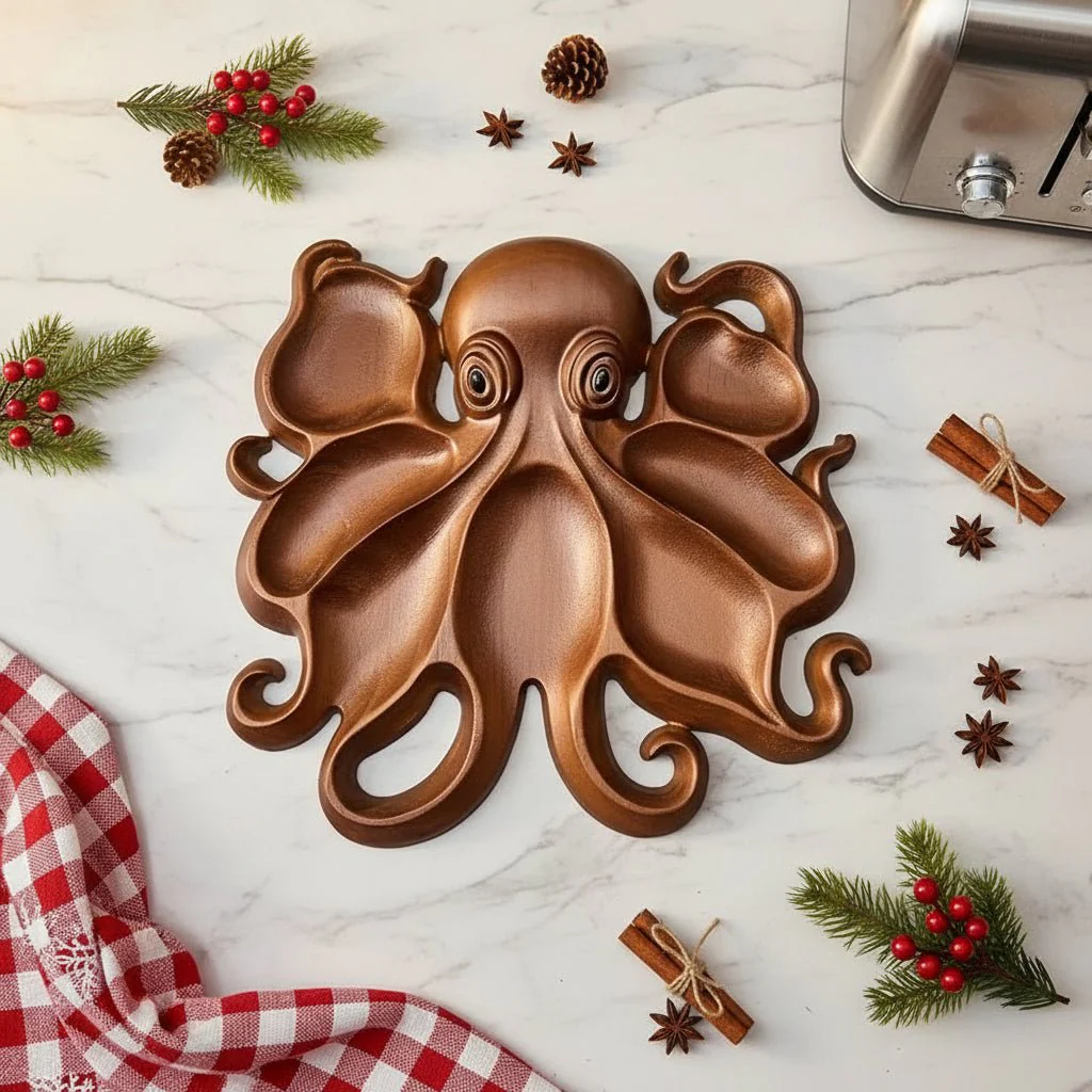 KRAKEN BOARD – Rustic, handcrafted charcuterie board - Image 2
