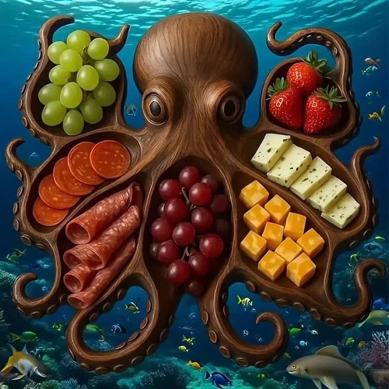 KRAKEN BOARD – Rustic, handcrafted charcuterie board - Image 5
