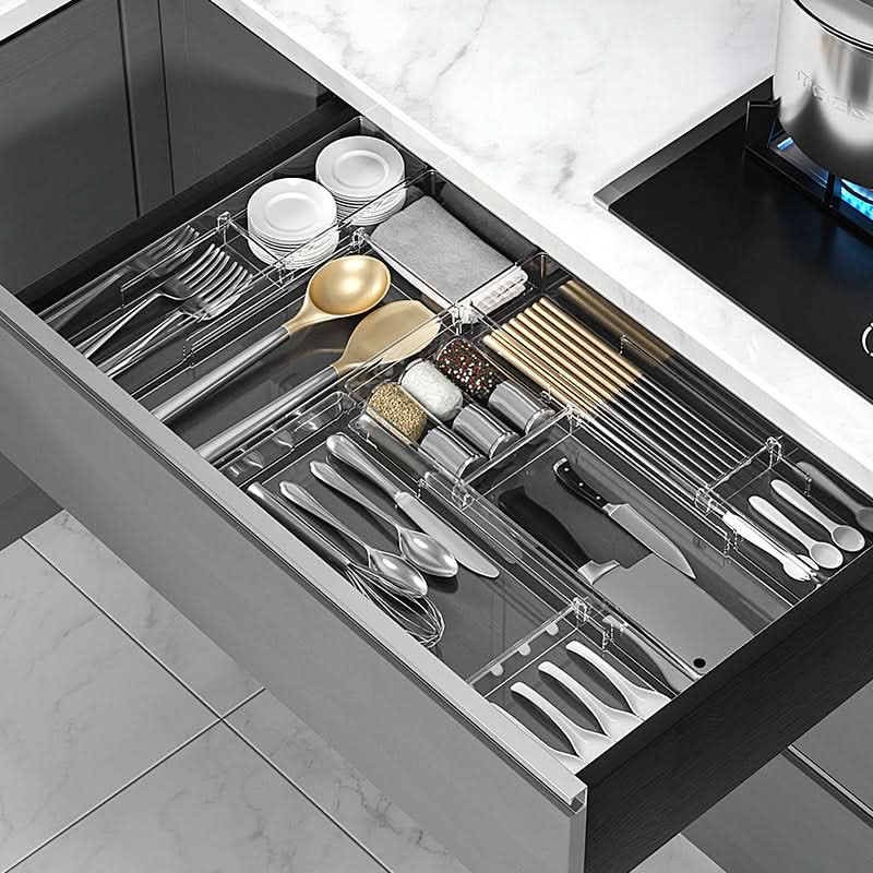 KitchenOrganiser drawer organiser - Flexible & stylish for every drawer