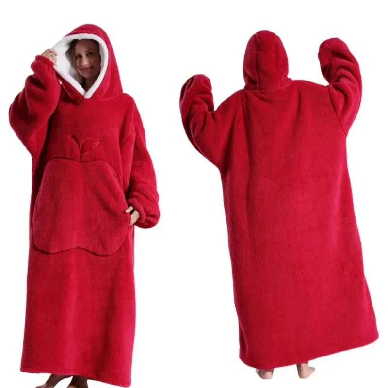 Cosy Hood Oversized Fleece Hoodie - Ultimate comfort for relaxation & leisure time - Image 4