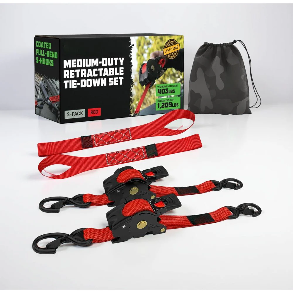 LADESPANN – Self-Retracting Tie-Down Straps for Secure Cargo - Image 5
