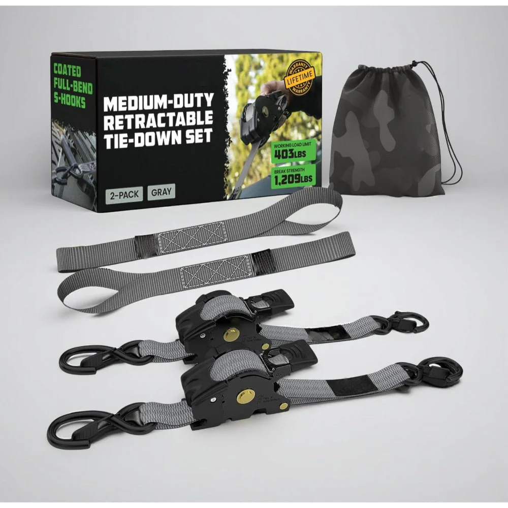 LADESPANN – Self-Retracting Tie-Down Straps for Secure Cargo - Image 6