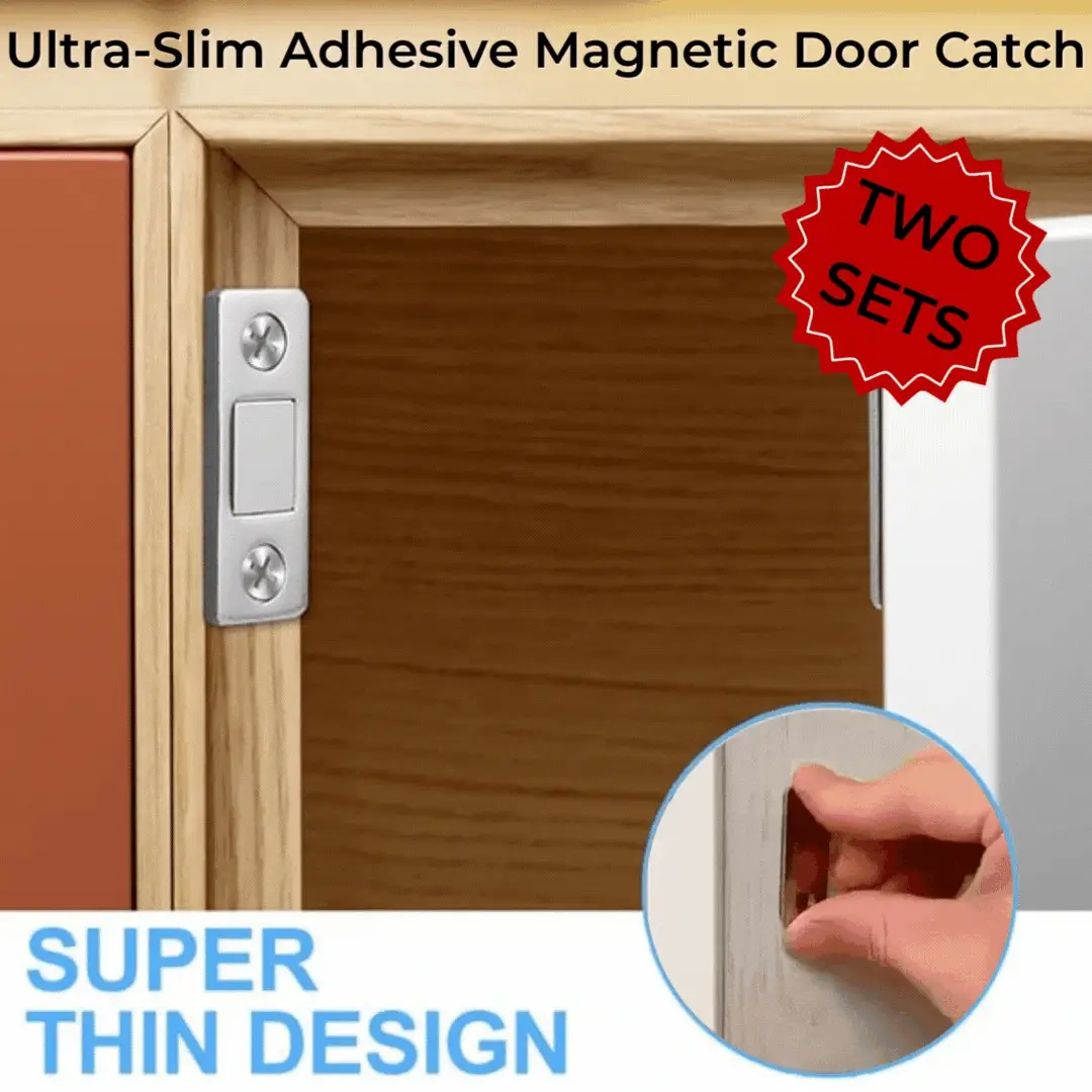 LATCHNSHUT - Magnetic door catcher for quiet closing without drilling - Image 2