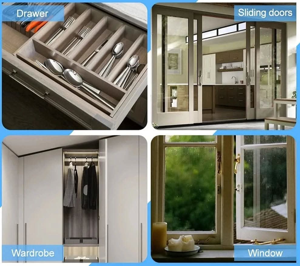 LATCHNSHUT - Magnetic door catcher for quiet closing without drilling - Image 3