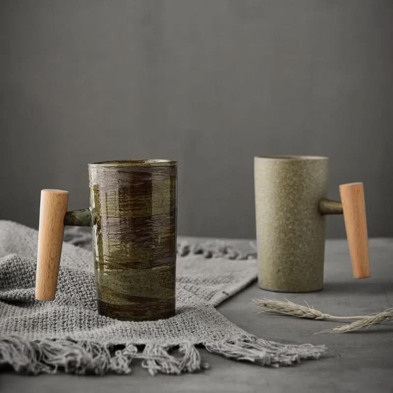 LatteCraft Nordic Earth latte cups - Handmade & functional for your coffee experience - Image 5
