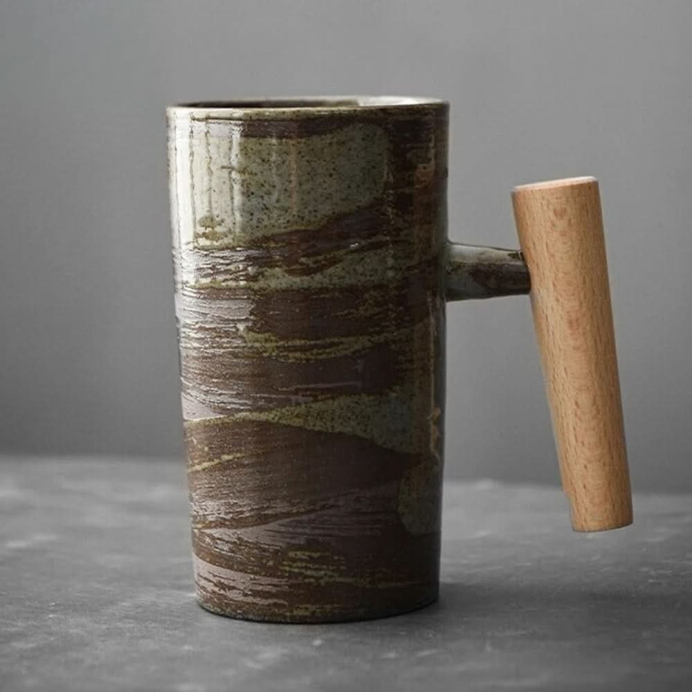 LatteCraft Nordic Earth latte cups - Handmade & functional for your coffee experience - Image 9