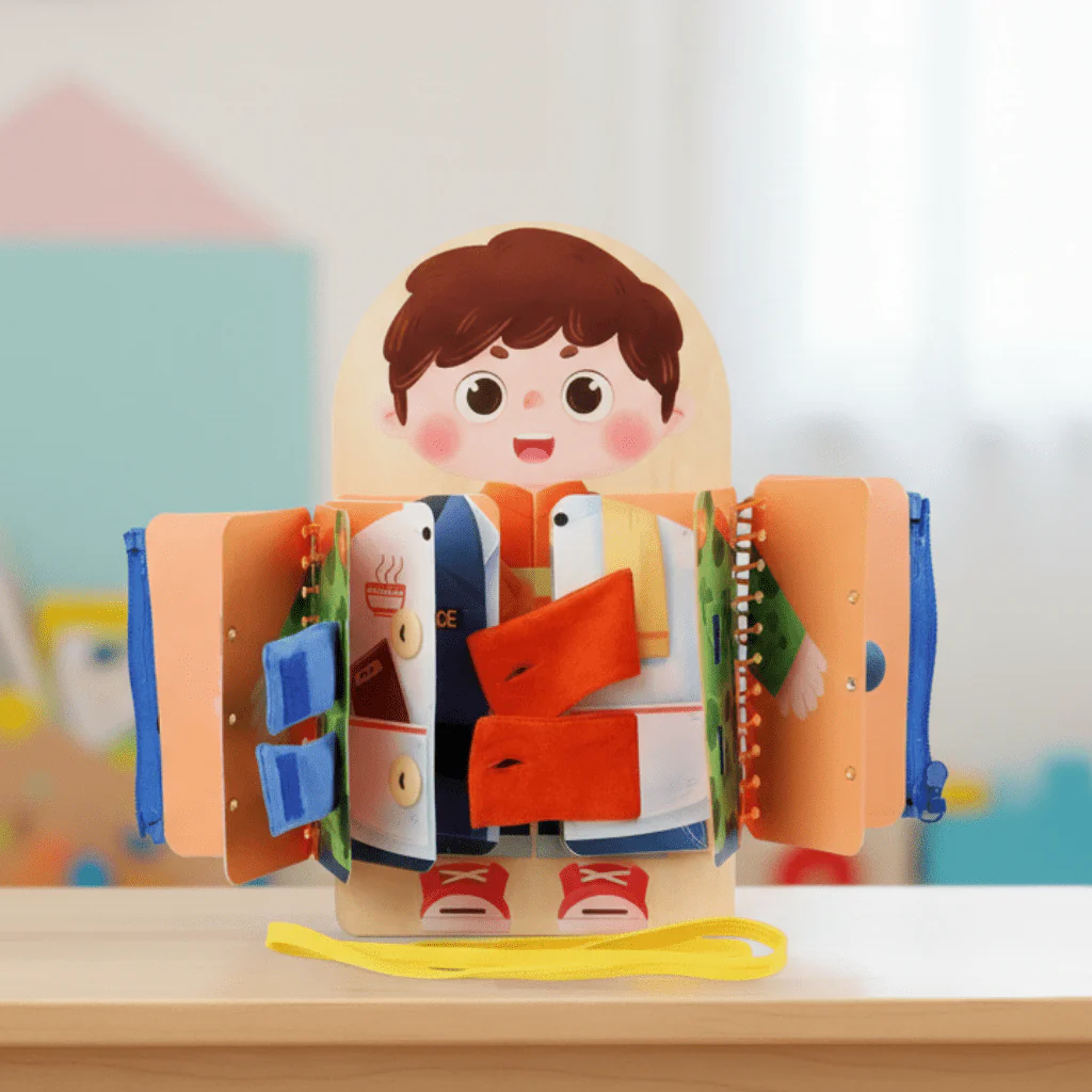 LAYERPLAY – Montessori activity board with multiple levels for interactive play & skill development