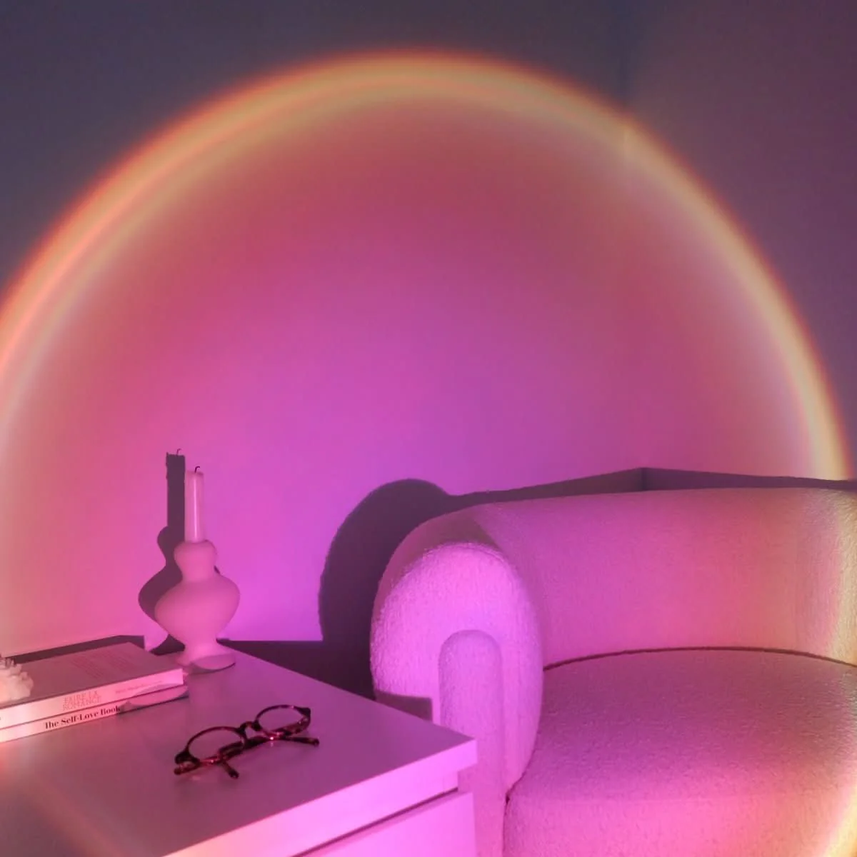 GOLDEN GLOW - Sunset lamp for atmospheric indoor lighting - Image 6