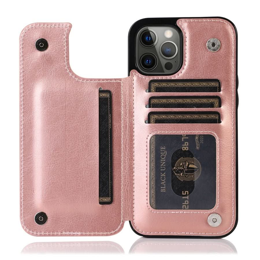 LEDERWALLET - Elegant smartphone case with card slots - Image 5
