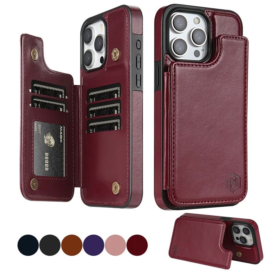 LEDERWALLET - Elegant smartphone case with card slots - Image 8