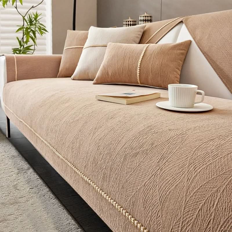 LeinenLux sofa cover - Non-slip & stylish for every living room - Image 12
