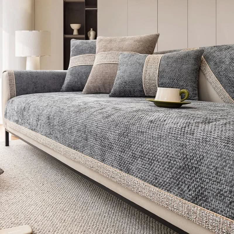 LeinenLux sofa cover - Non-slip & stylish for every living room - Image 8