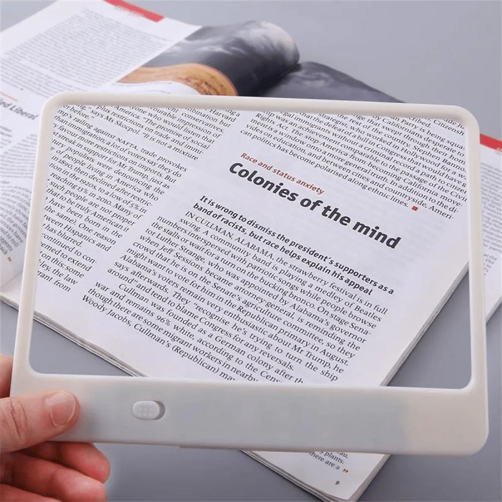 READING AID – 3x LED Reading Magnifier for Entire Pages - Image 2