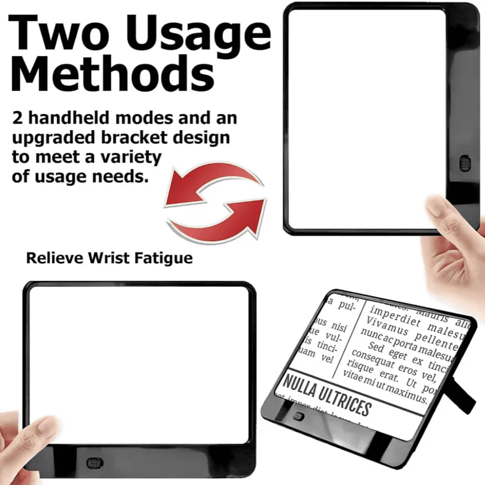 READING AID – 3x LED Reading Magnifier for Entire Pages - Image 5